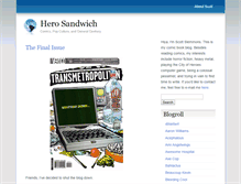 Tablet Screenshot of herosandwich.net